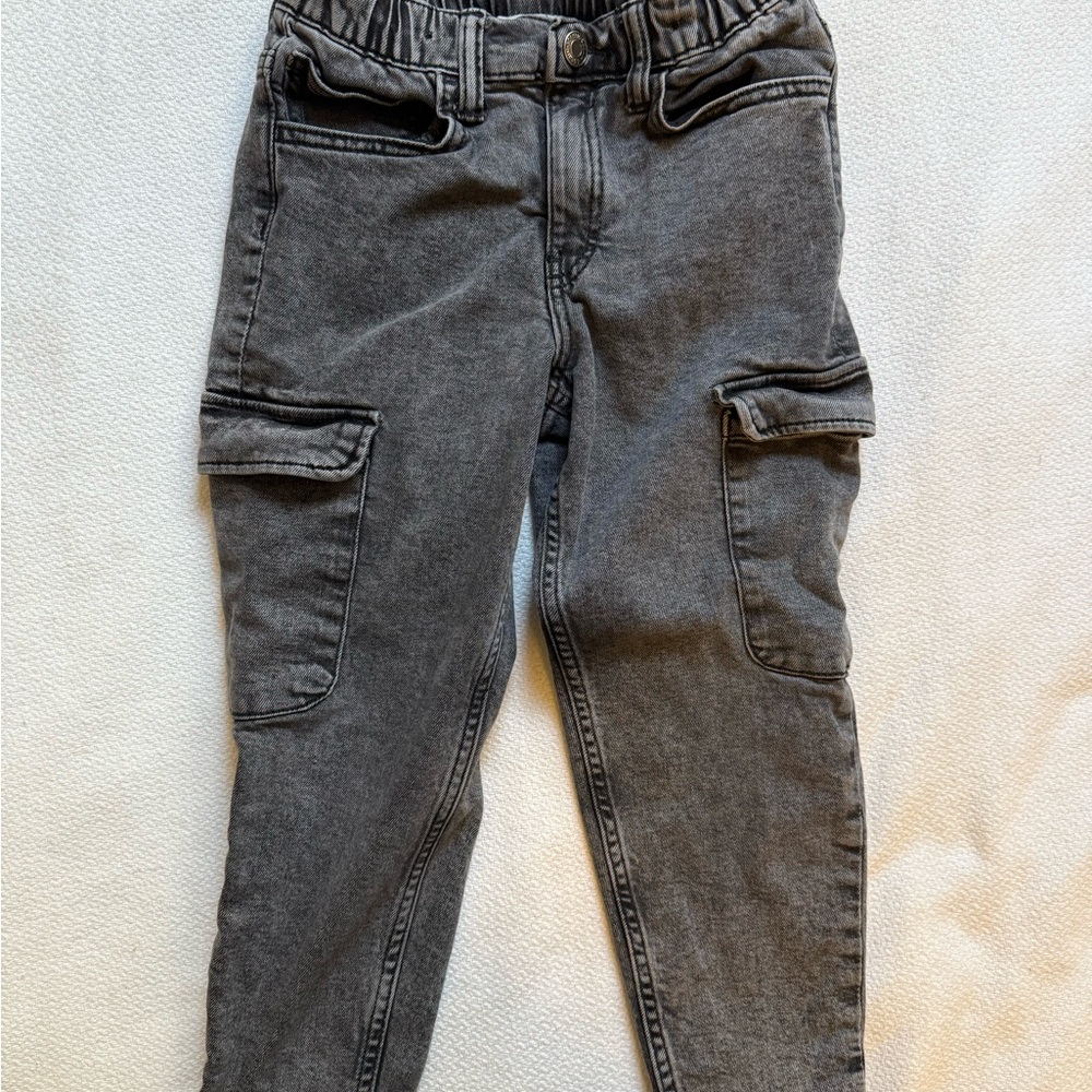 H&M Kids Gray Cargo Jeans